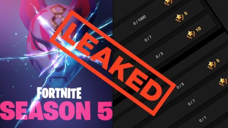 Se han filtrado los desafíos de Fortnite para la segunda semana de la temporada 5