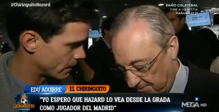 ¡La respuesta de Florentino cuando le preguntan por Hazard!