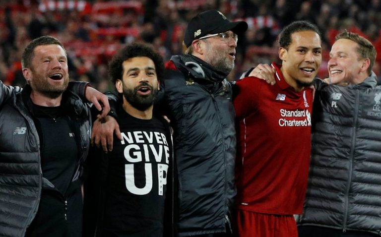 “Never give up”, la enigmática playera de Mohamed Salah