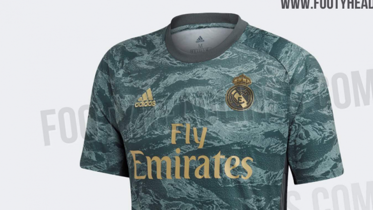 Rompedor diseño de la camiseta de porteros del Real Madrid para el curso 2019/20