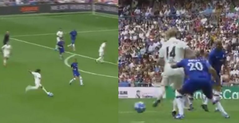 Festival de fútbol (y golazos) de las leyendas de Madrid y Chelsea