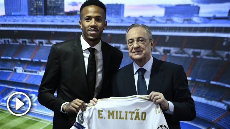 Militao: «Desde niño quise jugar en el Madrid y espero hacer historia aquí»