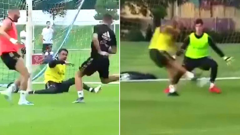 Keylor y Courtois se ‘pican’ en las redes