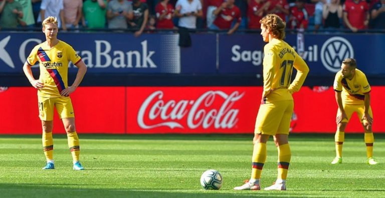 Patinazo del Barça en El Sadar… ¡¡más puntos al limbo!!