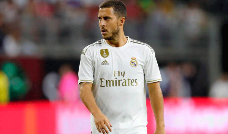 ¡Golpe para Real Madrid! Eden Hazard se perderá la primera fecha de la Liga Santander