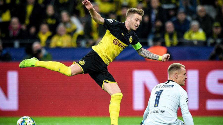 El Barcelona sobrevive en Dortmund gracias a Ter Stegen