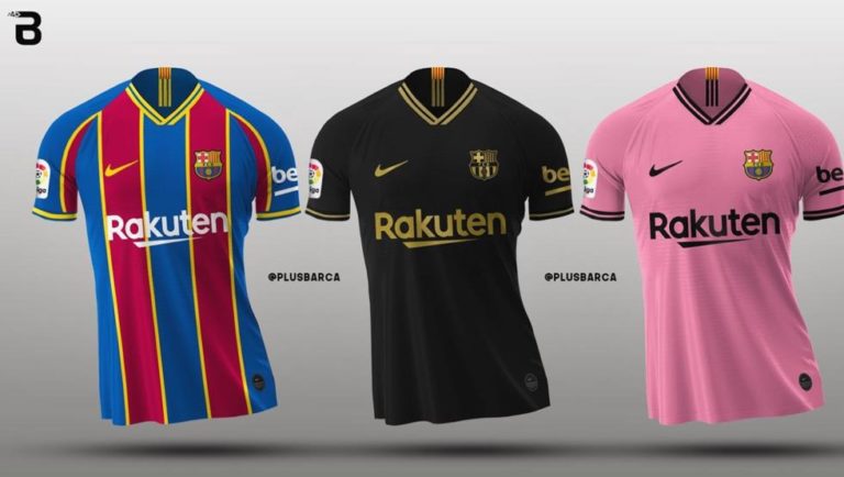 Así serían las camisetas del Barça 2020-21