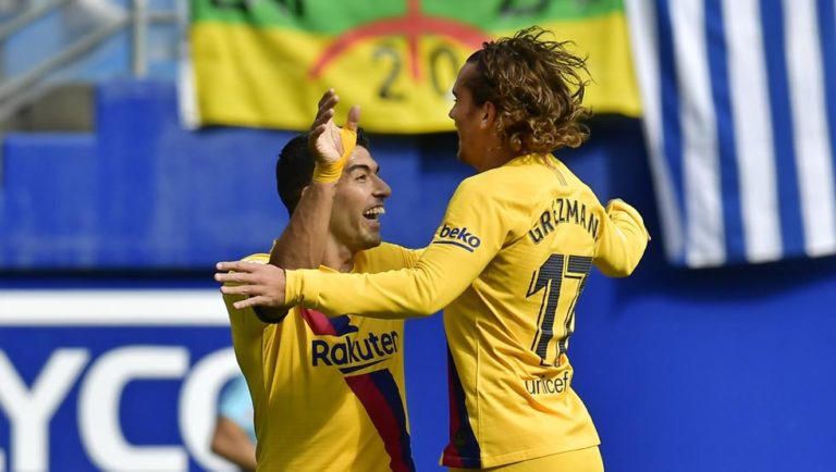 Griezmann adelanta al Barça ante el Eibar con su cuarto gol del curso