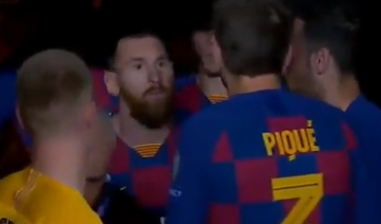La motivadora charla de Messi y Piqué con sus compañeros para la remontada al Inter [VIDEO]