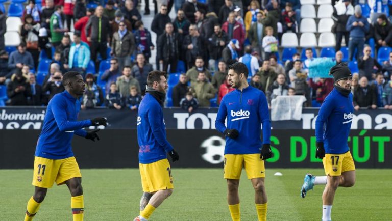 Dembélé y Rakitic, en el once titular del Barça ante el Borussia
