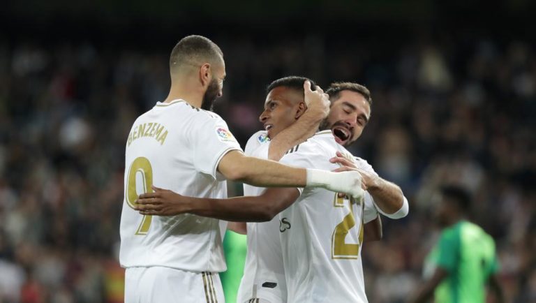 Zidane, con su once de gala