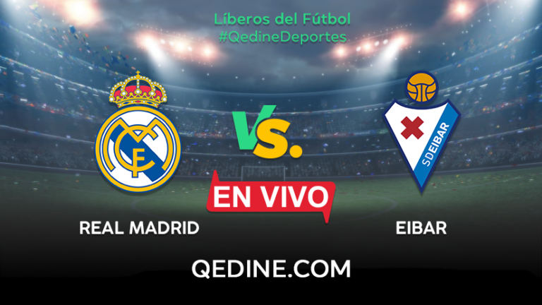 Real Madrid vs. Eibar EN VIVO: por fecha 13 de LaLiga Santander