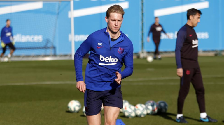 Sorprendente reacción de De Jong a la destitución de Valverde