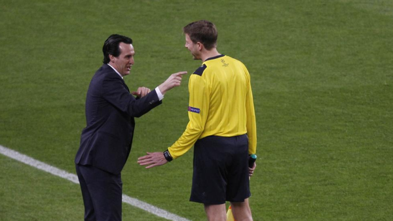 Emery: “Contra el Barça fuimos eliminados porque el VAR aún no existía”