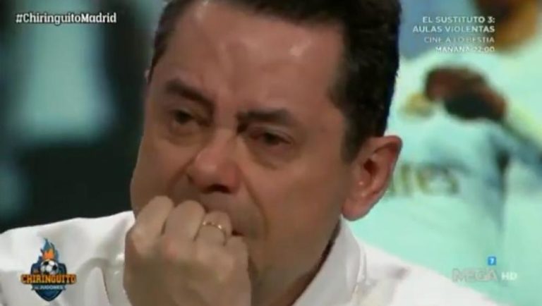 Roncero rompe a llorar en ‘El Chiringuito’ tras la derrota ante el City
