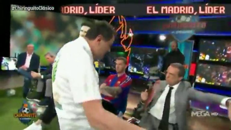 Tomás Roncero, eufórico cantando en la cara de Cristóbal Soria: «Y el ‘shiquetito’ pa cuándo»