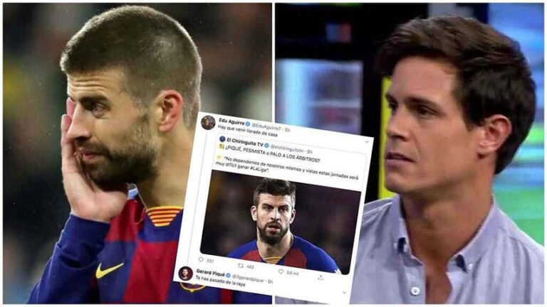 Barcelona: Gerard Piqué y periodista español protagonizan dura pelea en Twitter