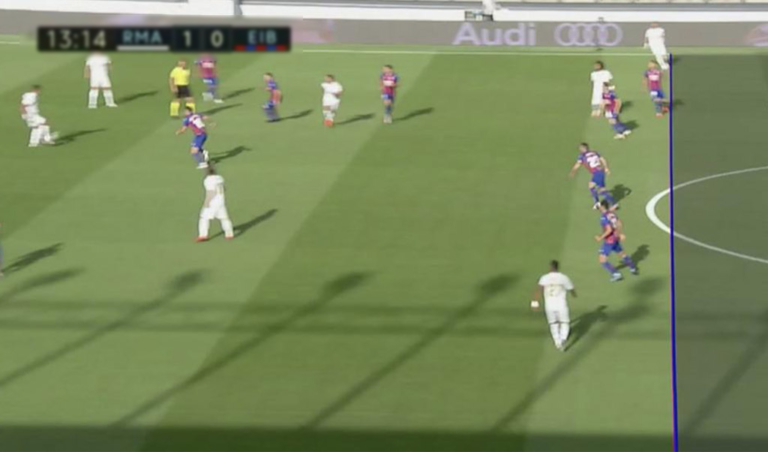 ¿Estaba en fuera de juego? La posición de Benzema en el 1-0 del Real Madrid que generó dudas