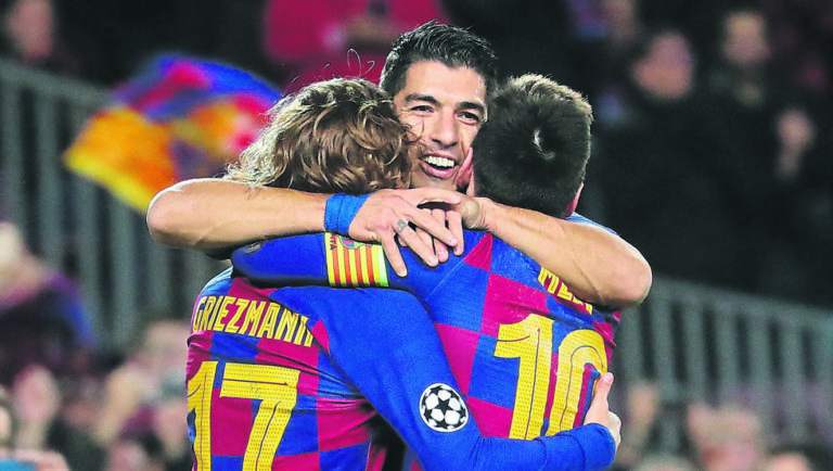 Griezmann, encantado con Suárez y Messi