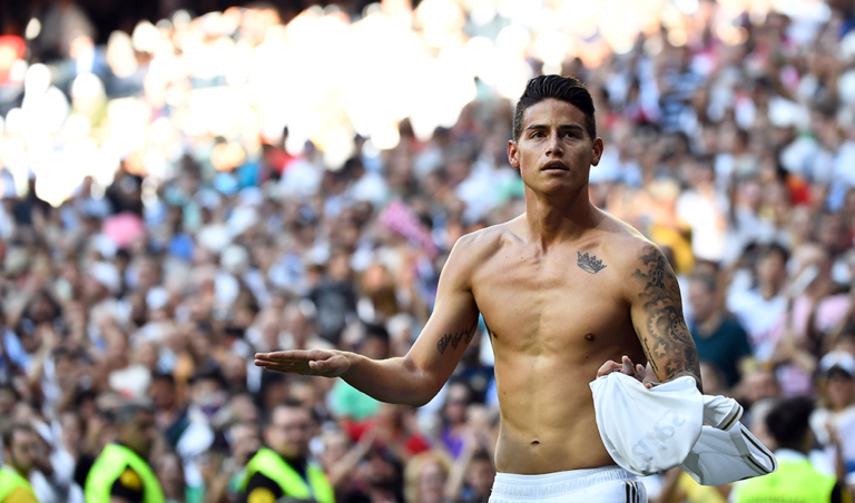 Real Madrid vendería a James Rodríguez por la mitad de su costo