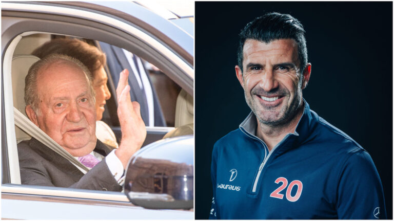 Figo le abre las puertas de Portugal al rey emérito: «Aquí no hay coletas»