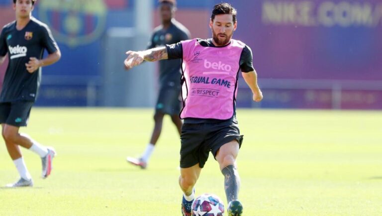 Messi duerme en un colchón anti-coronavirus