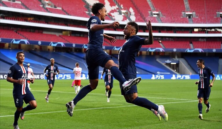 Di María y Neymar conducen al PSG a su primera final de Champions