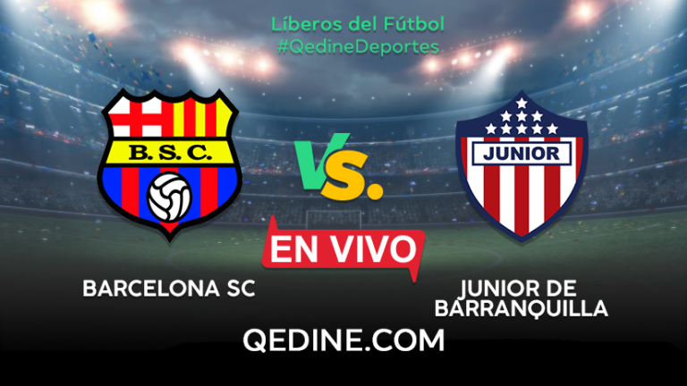 Barcelona SC vs. Junior de Barranquilla EN VIVO: Horarios y canales TV dónde ver el partido por la Copa Libertadores