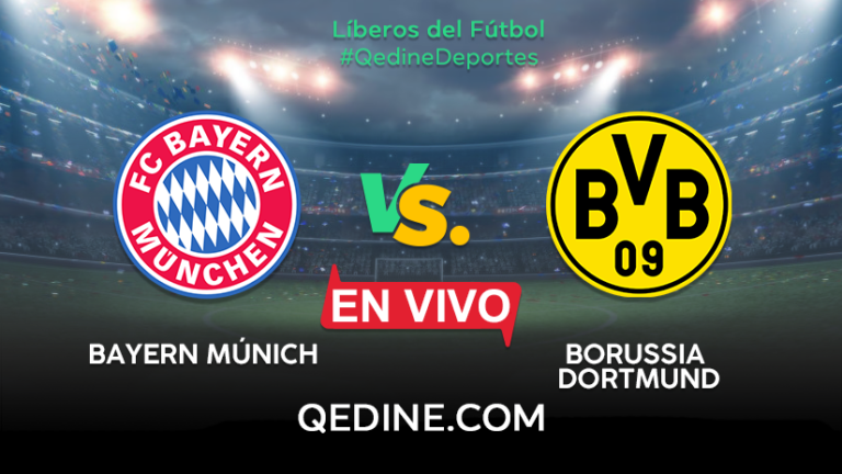Bayern Múnich vs. Borussia Dortmund EN VIVO: Horarios y canales TV dónde ver el partido por la final de la Supercopa alemana