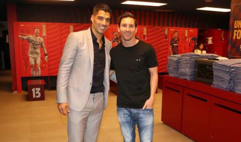 Lionel Messi se despide de Luis Suárez criticando a la directiva del Barcelona