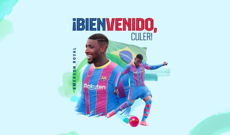 Barcelona anunció fichaje de Emerson, proveniente del Real Betis
