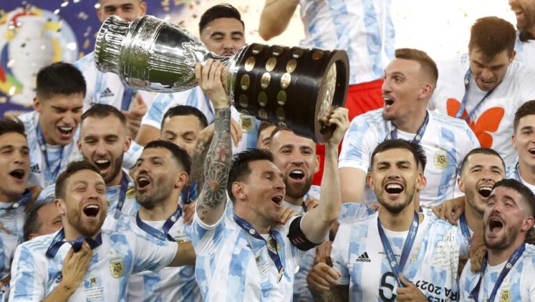 1-0: Un gol de Di María da la Copa América a Messi