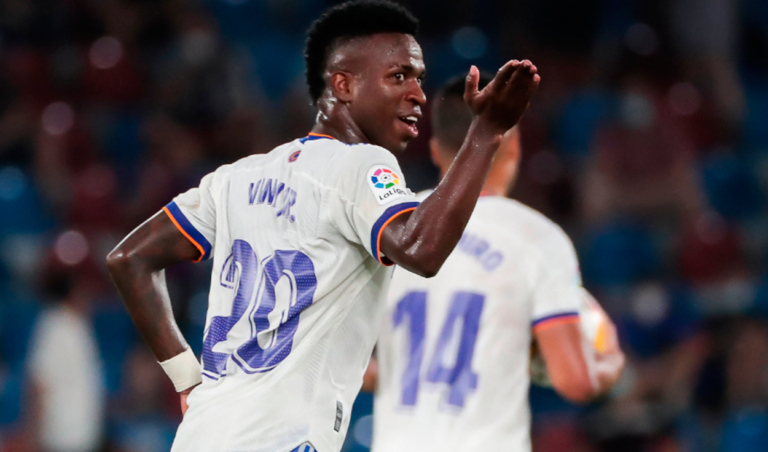 Vinicius tras doblete en empate del Real Madrid: “Trabajo no solo la definición”