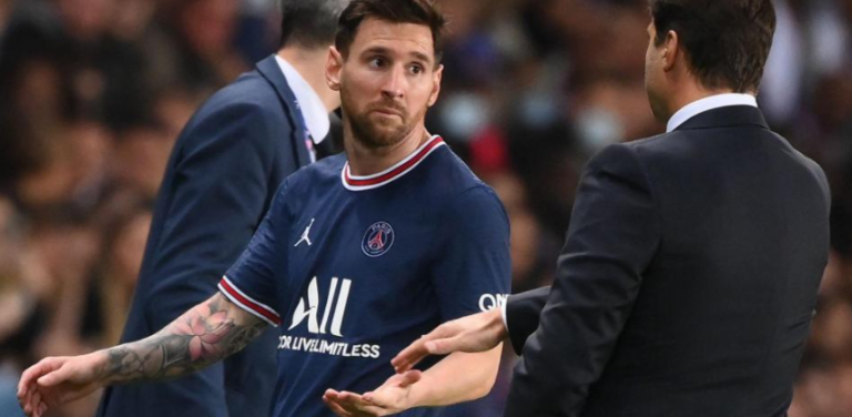 Messi tiene síntomas de una contusión ósea y es baja para el próximo partido de PSG