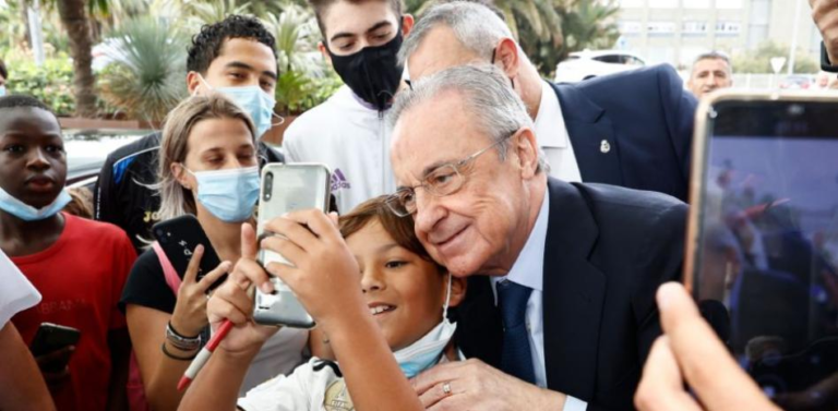 Florentino Pérez ya está en Barcelona