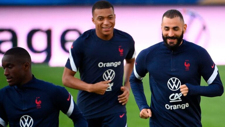 El guiño de Benzema a Mbappé