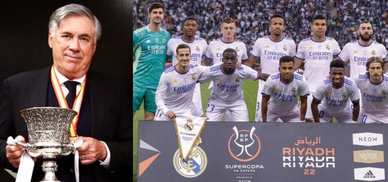 UN EQUIPO LLENO DE FEOS: El trolleo viral de Carlo Ancelotti a los jugadores del Real Madrid tras ganar la Supercopa
