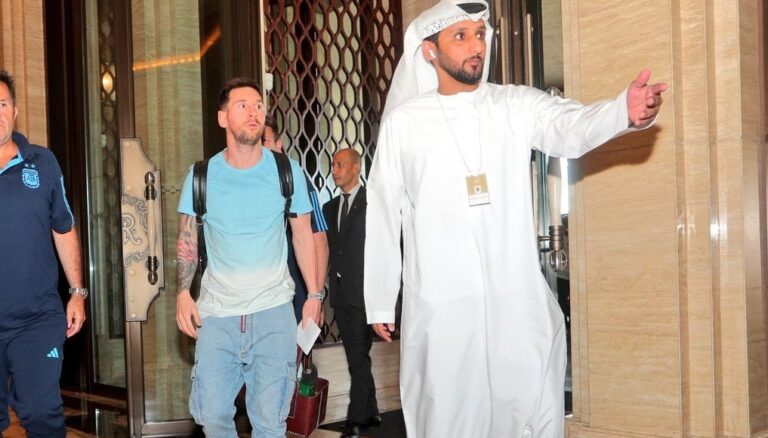 ¡Llegó el ‘10′! Lionel Messi arribó a Qatar para unirse a los trabajos de la selección argentina
