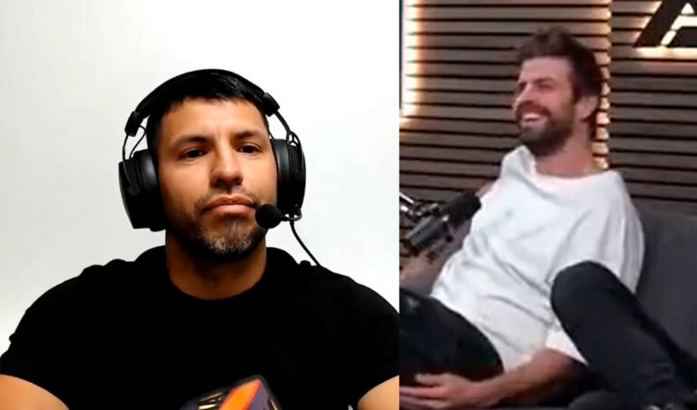 ‘Kun’ Agüero ‘vacila’ a Gerard Piqué tras anunciar a Casio: “Entró por la canción de Shakira”