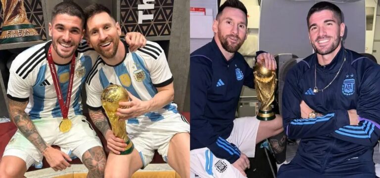 HUMILDAD TOTAL: La historia de la noche que Lionel Messi le regaló su camiseta del FC Barcelona a Rodrigo De Paul