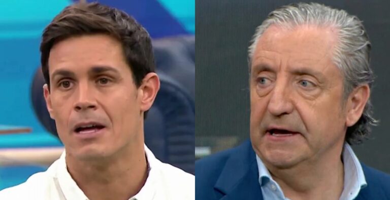 Pedrerol le lleva la contraria a Edu Aguirre en El Chiringuito por la renovación de Benzema