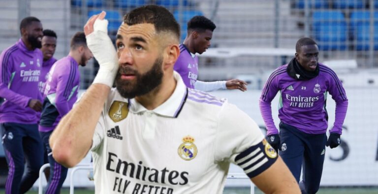 Benzema, baja para el próximo partido: Mendy y Alaba dan buenas noticias