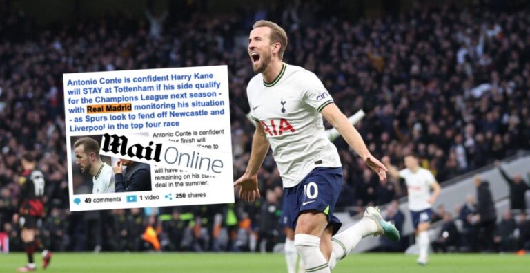 Daily Mail: Kane ya ha decidido irse del Tottenham y el Real Madrid está en la puja