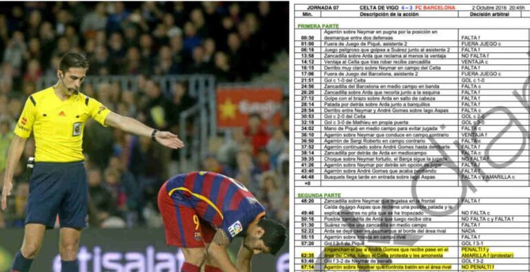 Negreira mandó a Segunda al árbitro que se equivocó contra el Barça en un partido