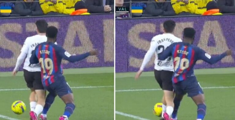 Vergüenza: el árbitro no quiso pitar un penalti clarísimo contra el Barça que les quitaba dos puntos