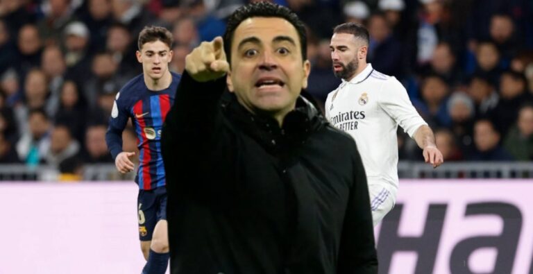 Xavi perdió los papeles de forma asquerosa: fue a por Carvajal y le insultó sin castigo