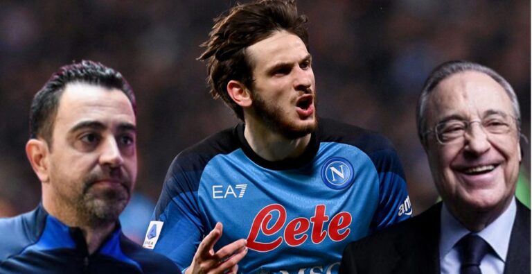 Xavi y el Barça, a por otro ‘ridiculé’: quieren fichar a Kvaratskhelia sin un duro en el banco