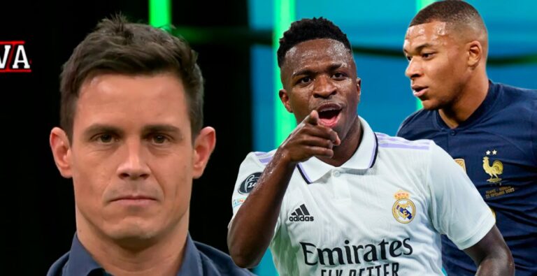 Edu Aguirre compara a Vinicius con Mbappé y le cae la del pulpo: «Hay 30 goles de diferencia»