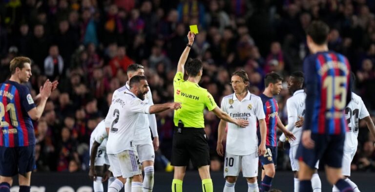 Al Madrid se la van a colar con el árbitro del Camp Nou en Copa: hasta Butragueño le metió un ‘palo’
