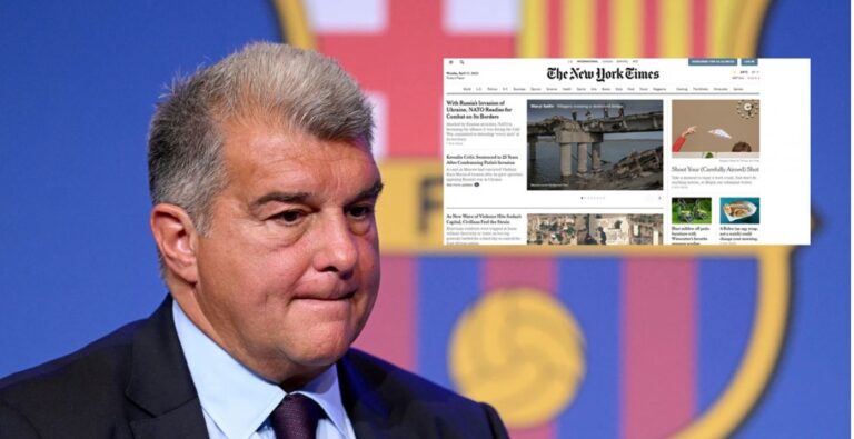 El ‘New York Times’, avergonzado con lo de Laporta: lo que ha soltado en redes aún retumba